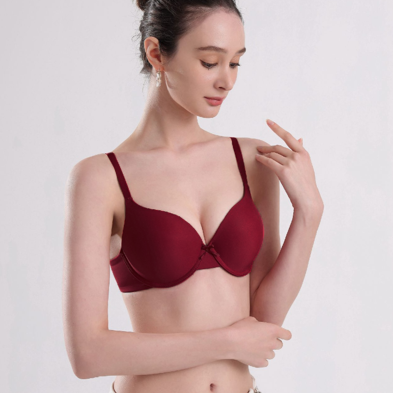 Pack Of 2 Plain & Lace Padded Bras