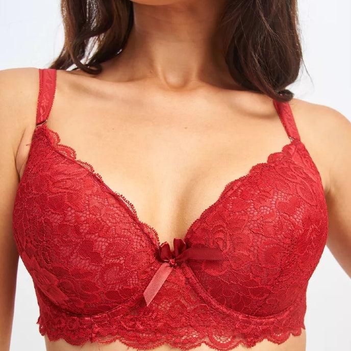 Full Lace Padded Push Up Bra