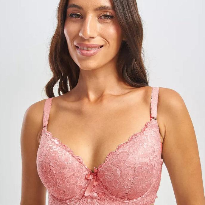 Full Lace Padded Push Up Bra