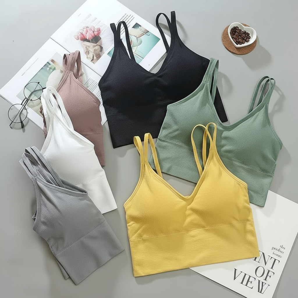 Wireless Everyday Cotton Bra with Soft Pads