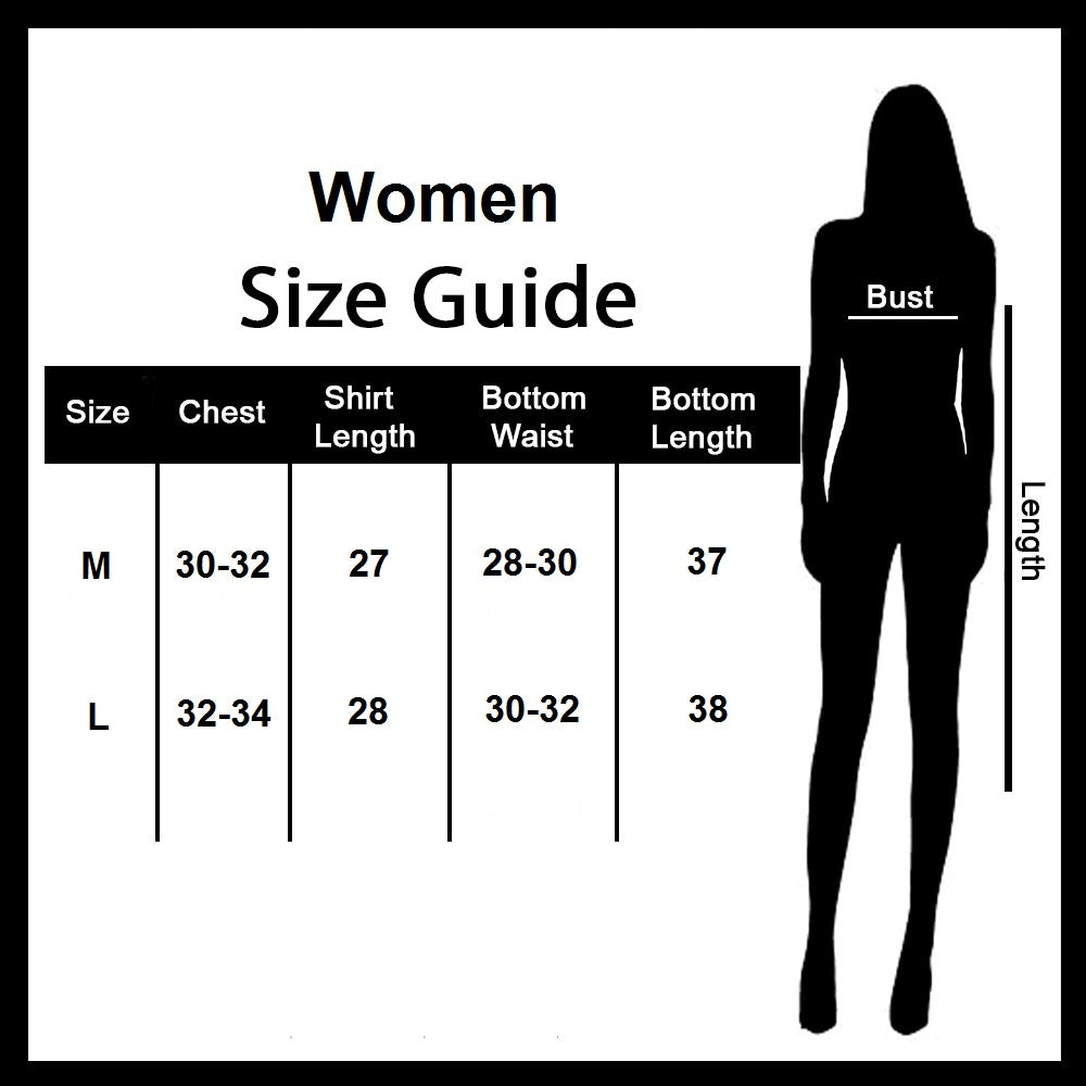 Lining Satin Silk 2-Pieces Pajama Set